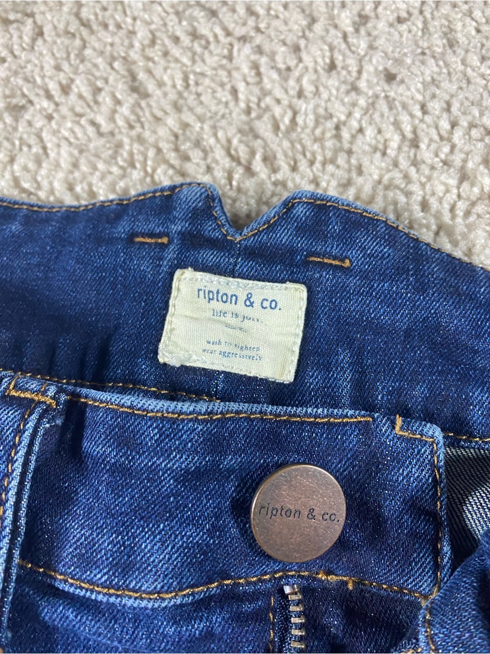 Ripton Classic Denim Blue Jeans 28 Outdoors - Picture 5 of 13